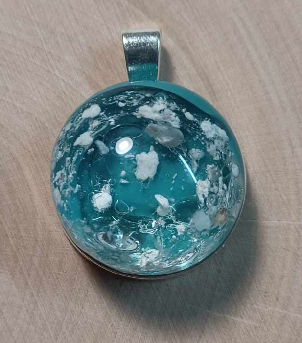 Silver Ash Pendant